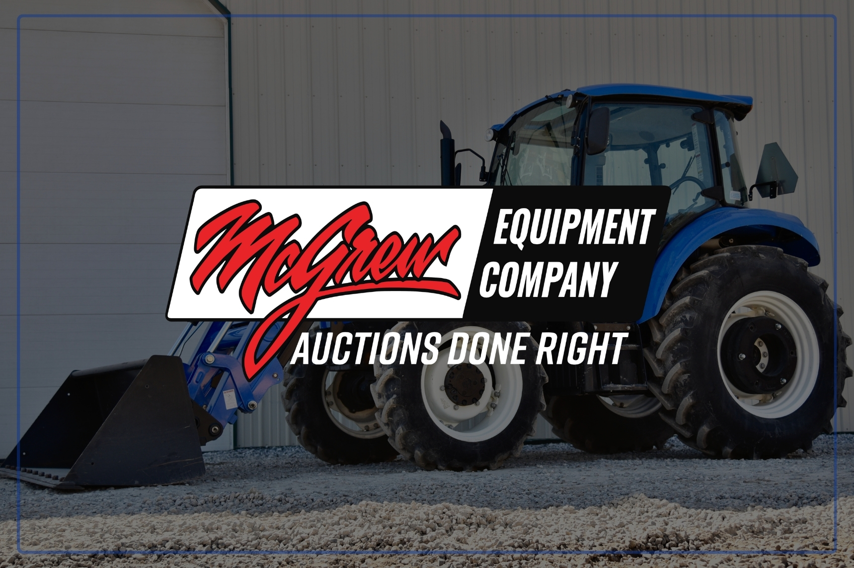 McGrew Equipment's Live ONSITE TRACTOR TUESDAY Auction