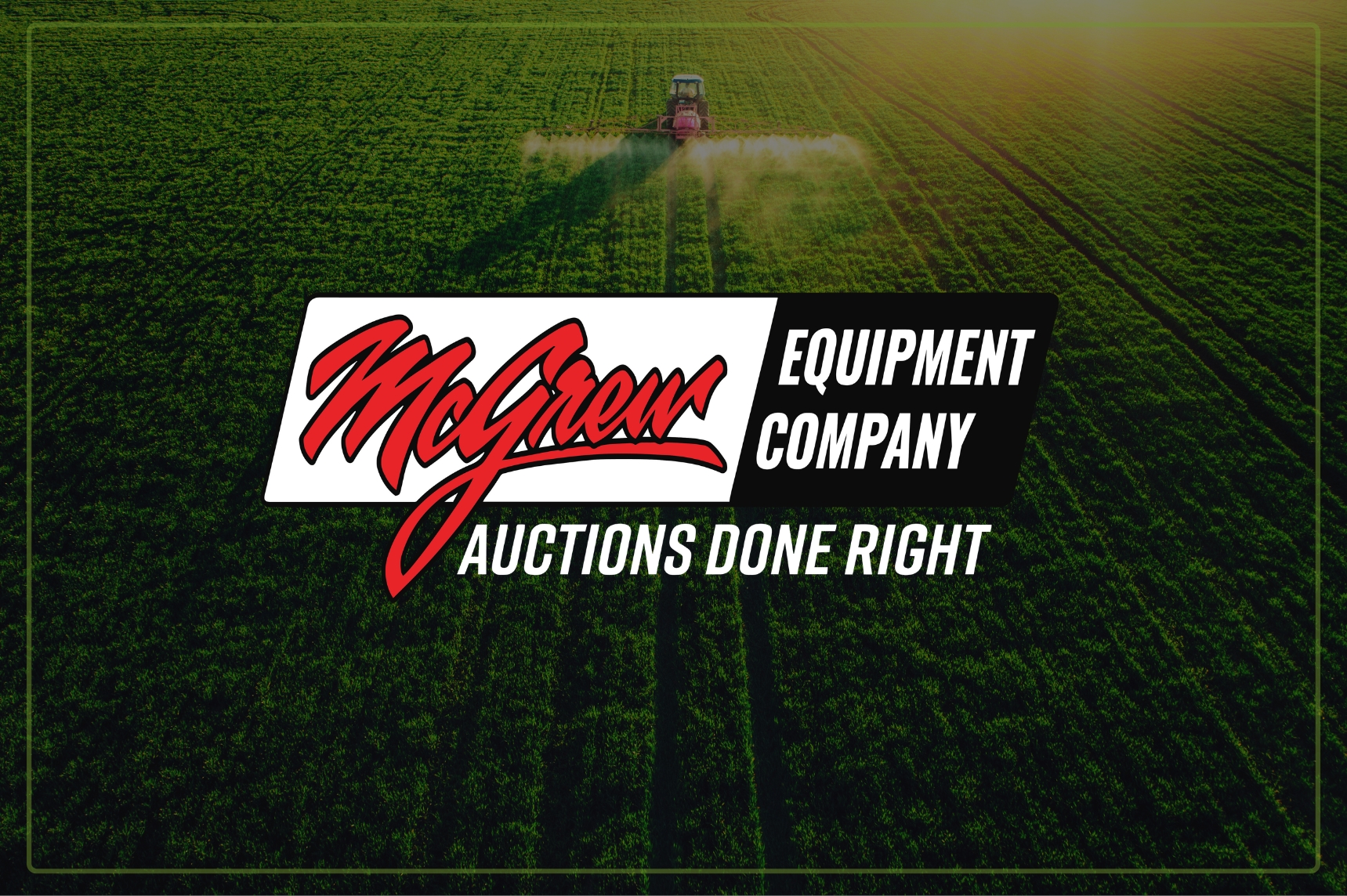 McGrew Equipment's TRACTOR TUESDAY Auction